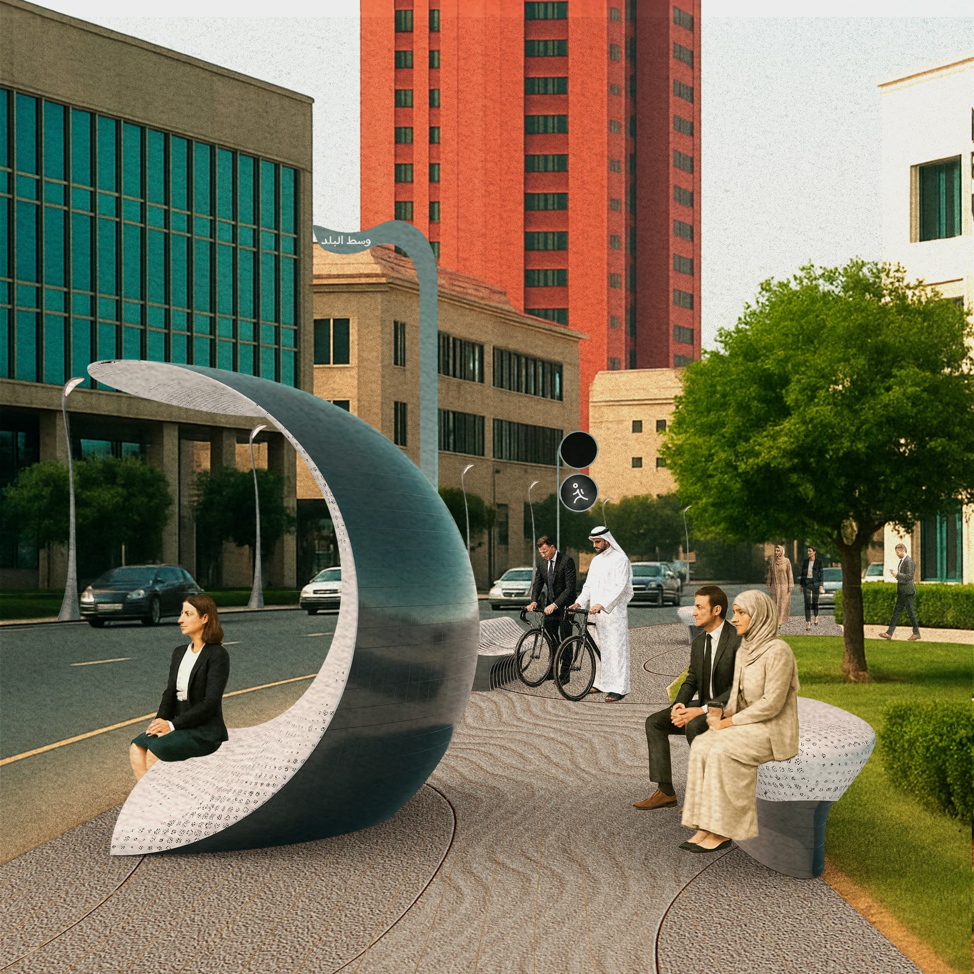 Dubai — Urban Sculpture Seating