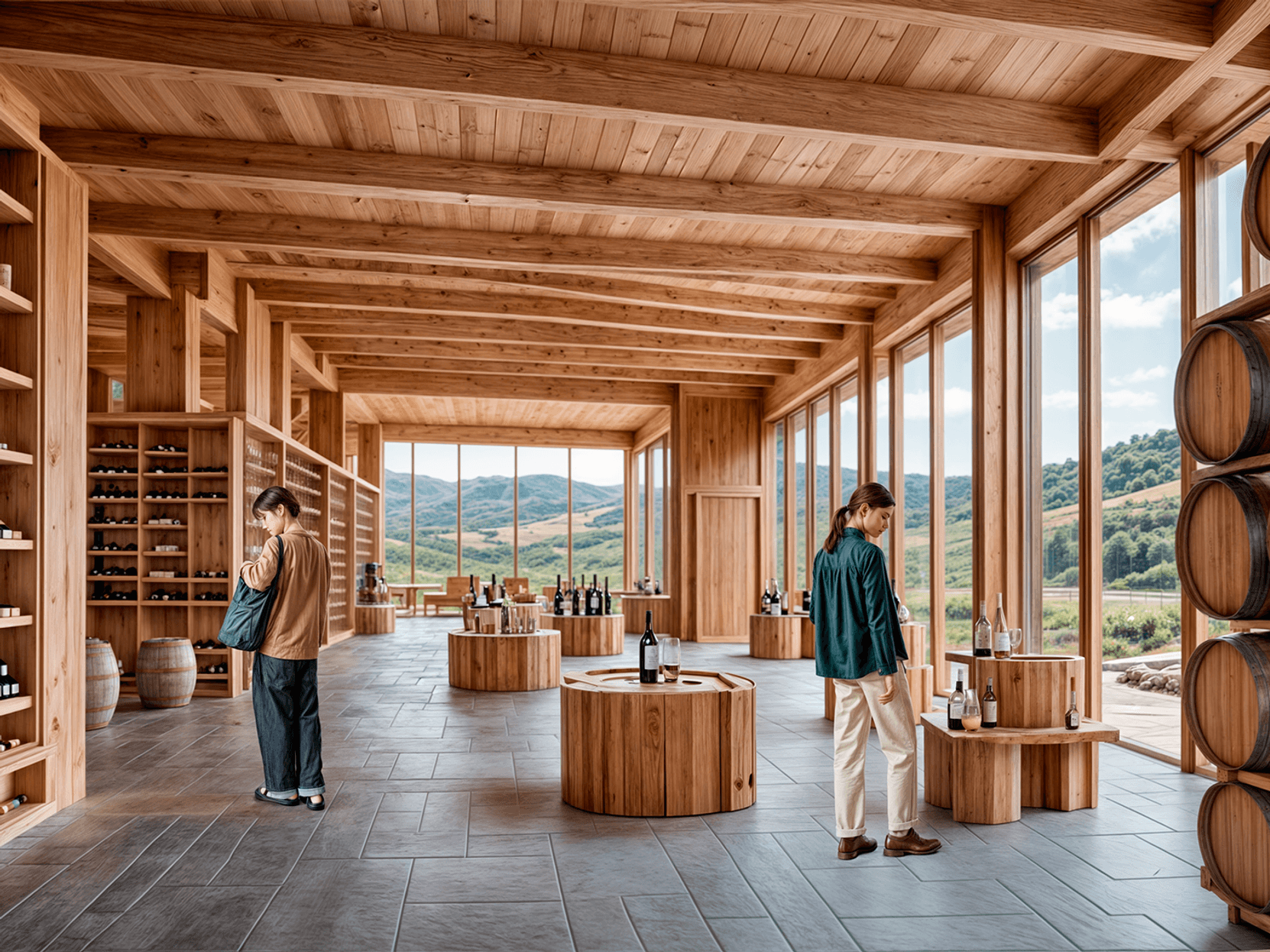 Interior — Concrete Pavilion