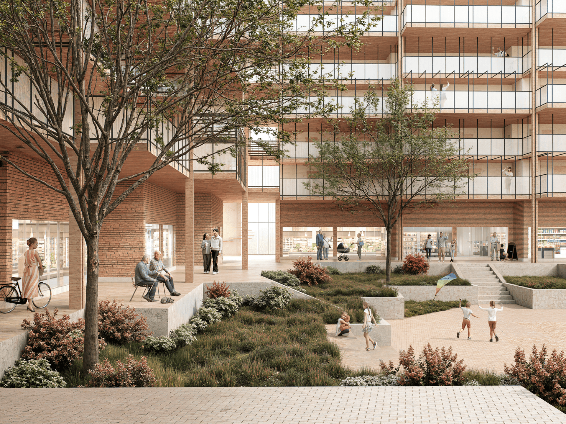 Denver — Housing Courtyard