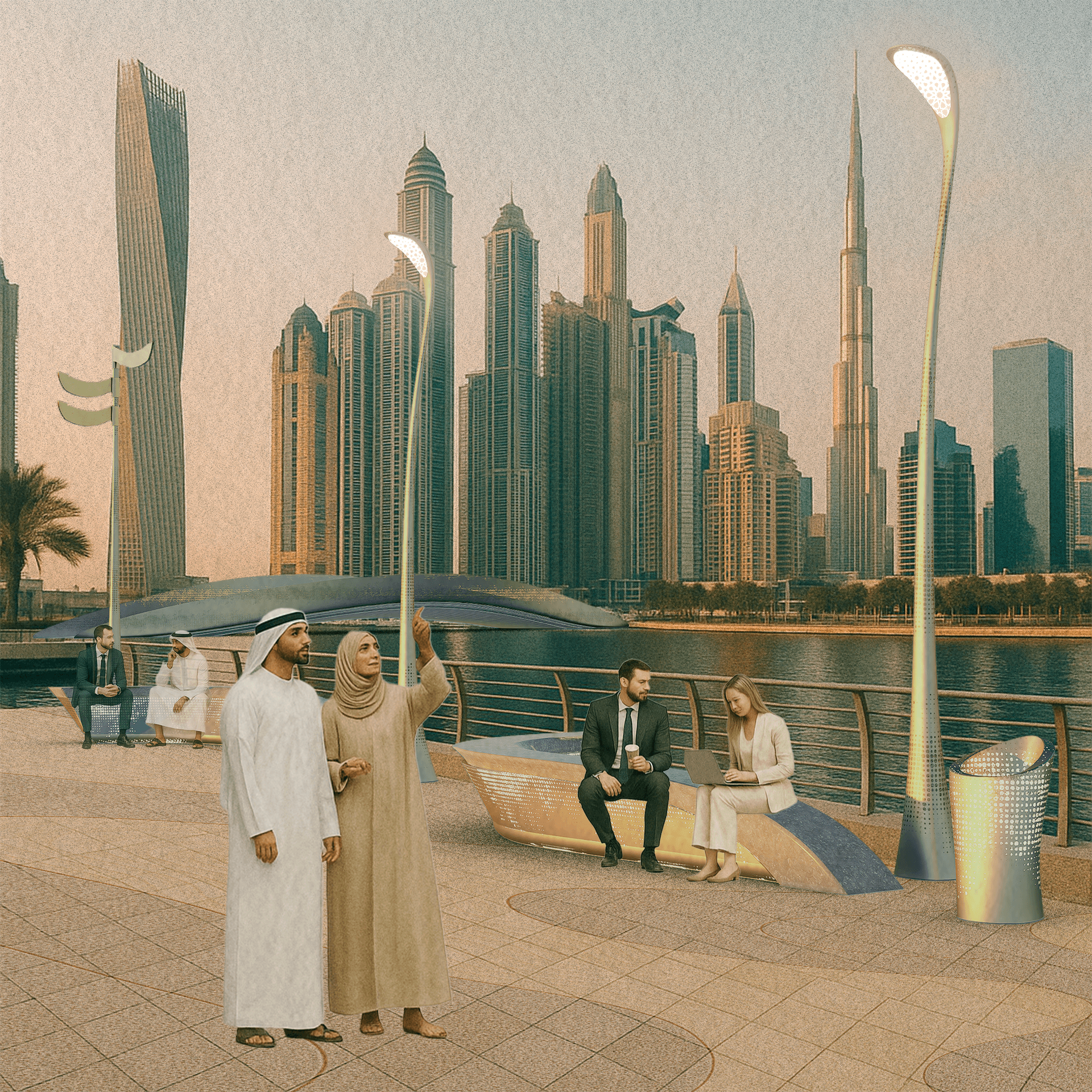 Dubai — Waterfront Promenade